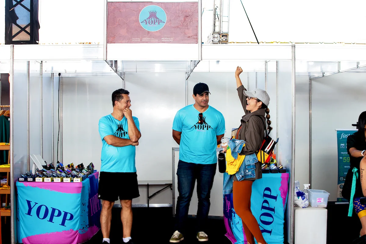 Torcedores do Metrópoles Endurance Triatlo aproveitaram a estrutura do evento Torcedores do Metrópoles Endurance Triatlo aproveitaram a estrutura do evento
