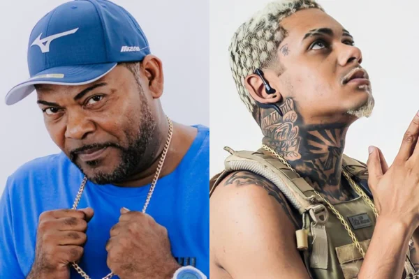Montagem feita a partir de fotos de MC Colibri e DJ NK da Serra - Metrópoles