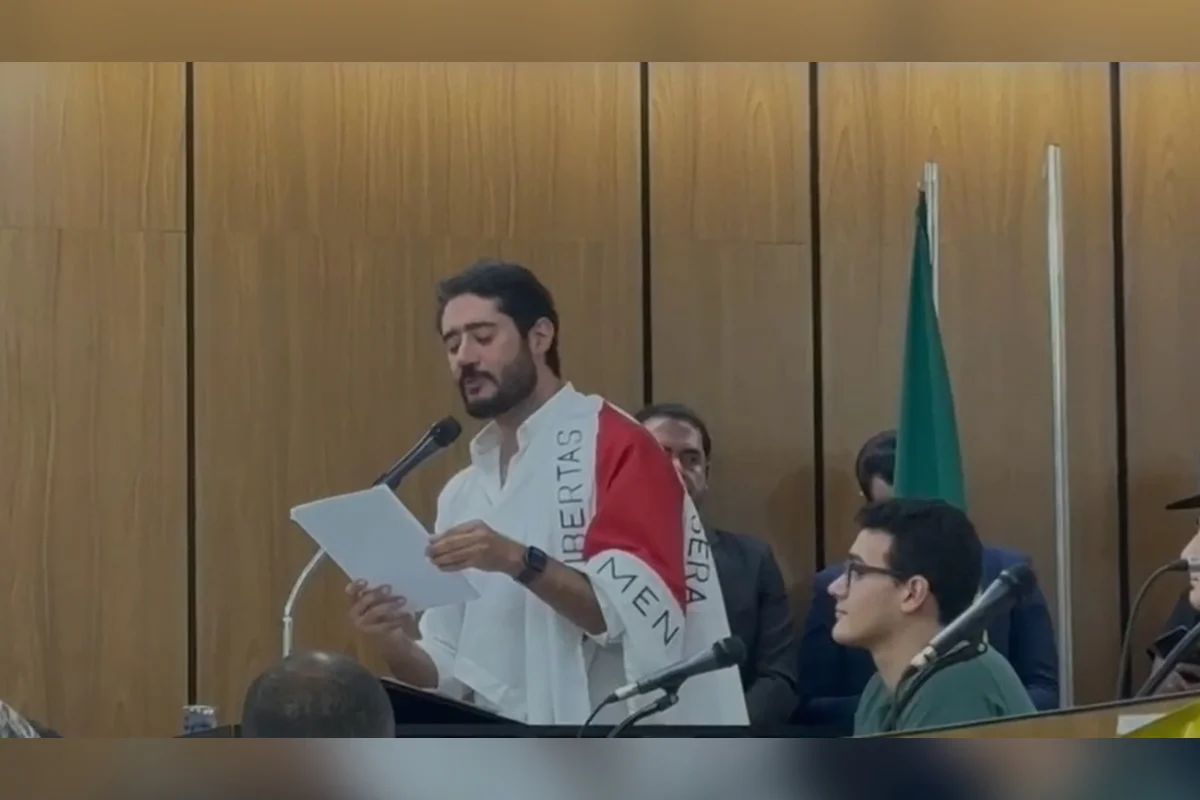Gabriel Azevedo promete vice mulher e prioriza ferrovias em plano