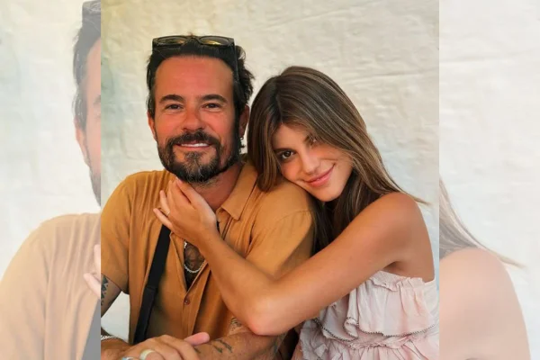 foto colorida Paulinho Vilhena e mulher