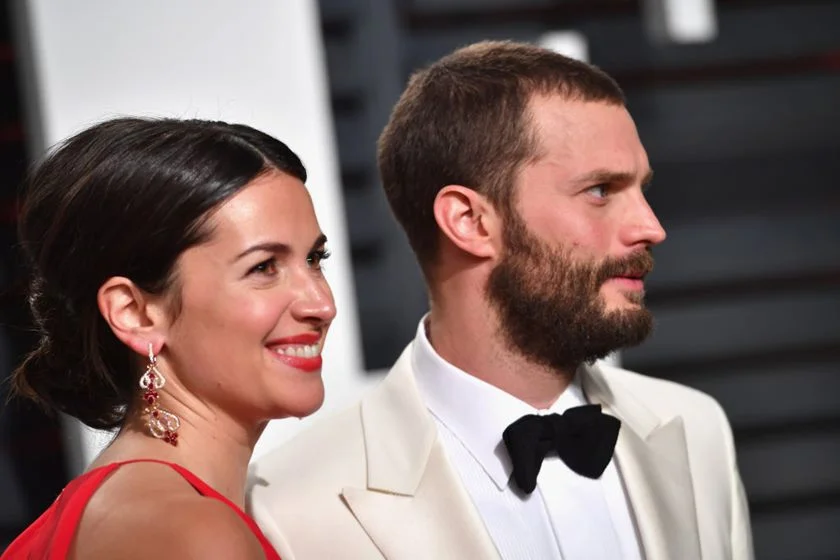Amelia Warner e Jamie Dornan na Vanity Fair Oscar Party 2017 Amelia Warner e Jamie Dornan na Vanity Fair Oscar Party 2017