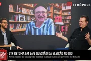 O presidente do PSD e pré-candidato a vice na chapa de Ronaldo Caiado à Presidência, Gilberto Kassab, em entrevista ao Metrópoles - na foto em conversa com os jornalistas Fabio Leite e Reinaldo Azevedo O presidente do PSD e pré-candidato a vice na chapa de Ronaldo Caiado à Presidência, Gilberto Kassab, em entrevista ao Metrópoles - na foto em conversa com os jornalistas Fabio Leite e Reinaldo Azevedo