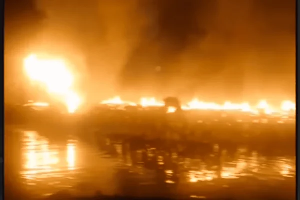 incêndio comunidade santos sp