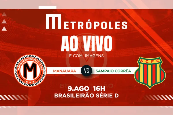 Série D: assista ao vivo e com imagens Manauara-AM x Sampaio Corrêa-MA