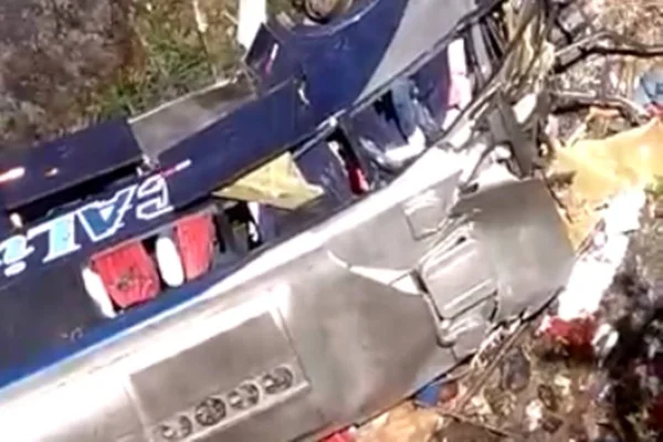 Acidente com ônibus em Minas Gerais