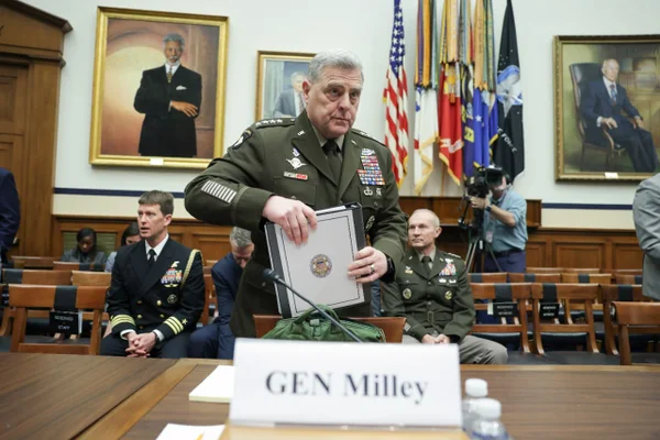 chefe do Estado-Maior Conjunto dos Estados Unidos, general do Exército Mark Milley,