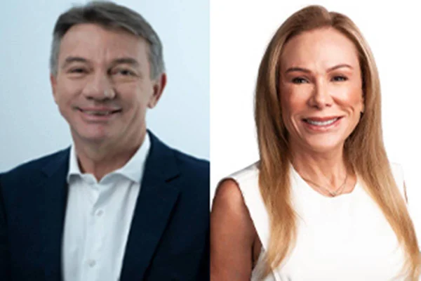 Antonio Denarium e Teresa Surita, candidatos ao governo de Roraima