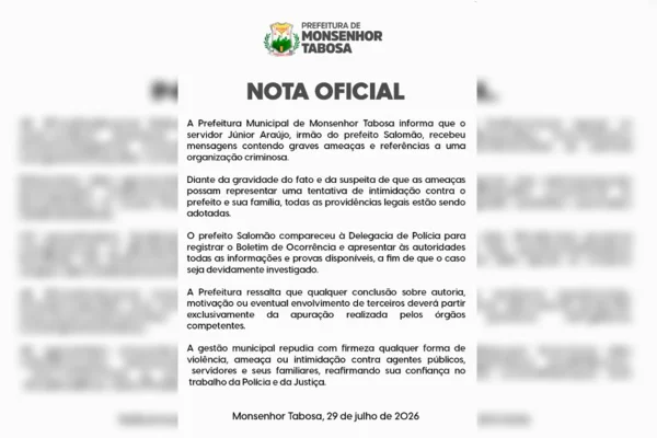 Subsecretário de Agricultura é ameaçado de morte por faccionados do CV - destaque galeria