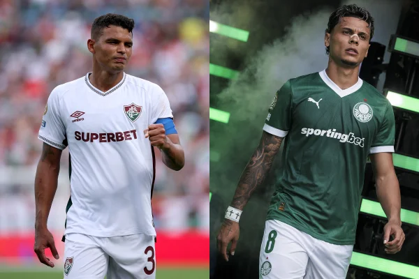 Foto colorida de Thiago Silva e Richard Ríos - Metrópoles