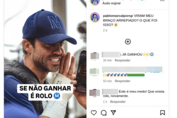 Imagem mostra postagem de candidato no Instagram - Metrópoles
