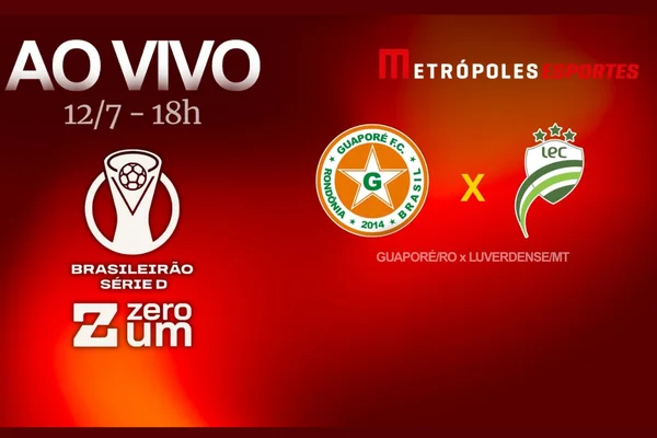 Série D ZeroUm: Metrópoles transmite Guaporé-RO x Luverdense-MT