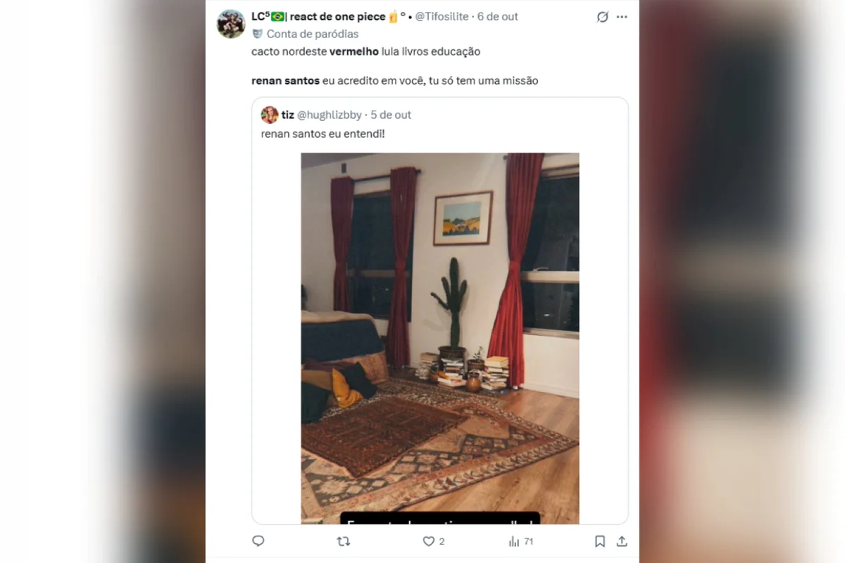 Após cortinas, Renan elogia tapete vermelho e web enxerga apoio a Lula - imagem 1 Após cortinas, Renan elogia tapete vermelho e web enxerga apoio a Lula - imagem 1