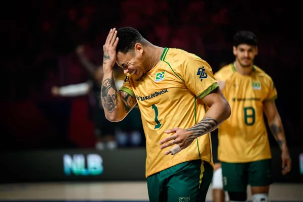 Vôlei: Brasil perde para Eslovênia e chega a terceira derrota seguida