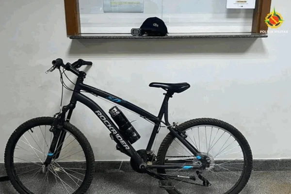 Bicicleta de foragido, apreendida pela PMDF