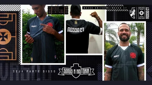 Vasco lança camisa alusiva ao CT do time