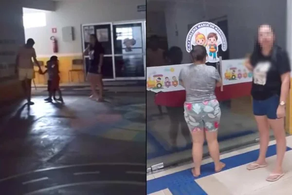 Imagem colorida, Vídeo: garoto é esquecido e trancado sozinho em creche por mais de 1h - Metrópoles