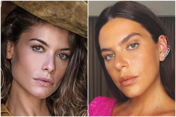 Alinne Moraes aparece seminua e mulher de Cauã Reymond comenta