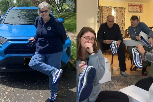 Nike presenteia família em luto com tênis preferido da mãe falecida - metrópoles
