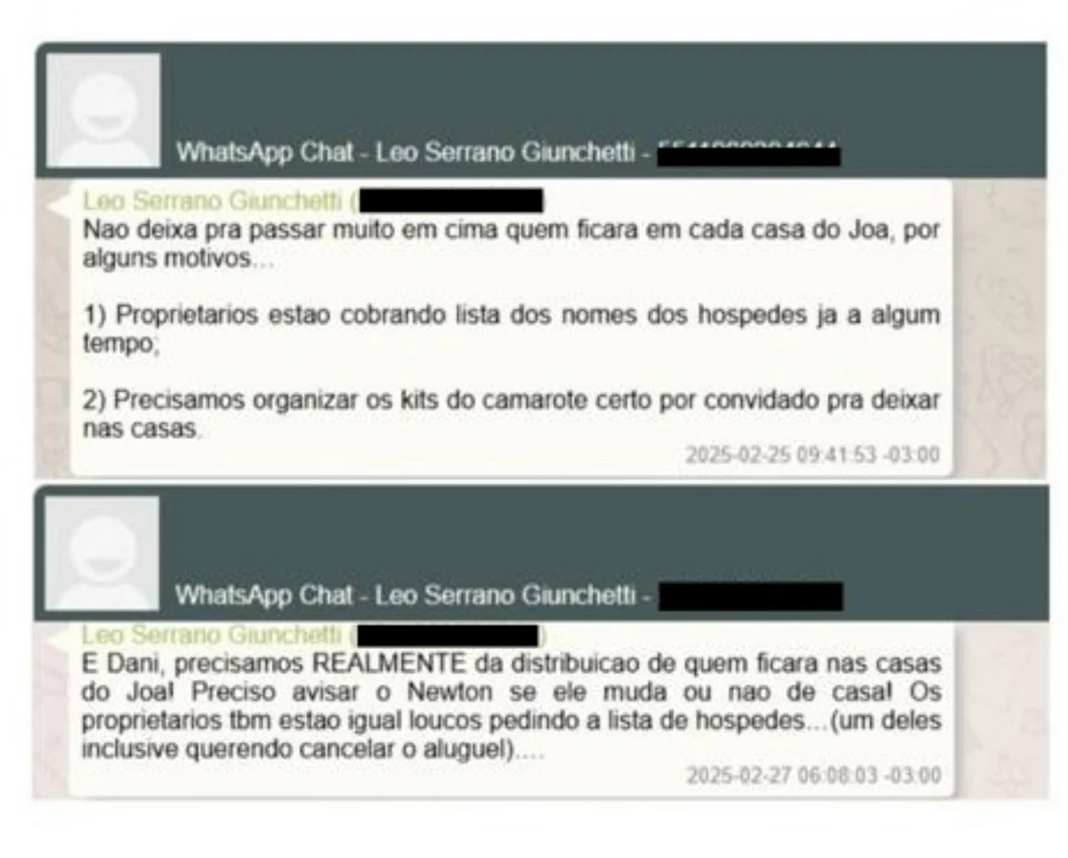 Vorcaro reservou mansão de R$ 250 milhões para ministro “KN” no Carnaval - imagem 18 Vorcaro reservou mansão de R$ 250 milhões para ministro “KN” no Carnaval - imagem 18