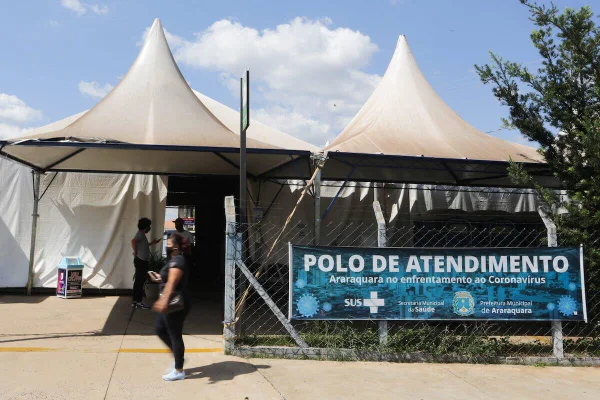 Entrada da UPA da Vila Xavier, em Araraquara