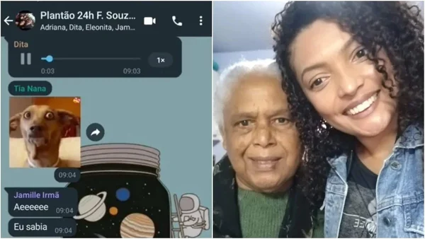 Avó se declara para “neta favorita” no grupo da família e viraliza