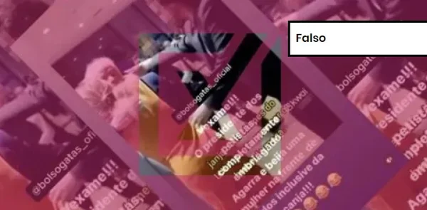 Captura de tela de vídeo em que Lula é abraçado por mulher