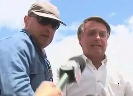Ex-diretor do GSI Gustavo Suarez e Jair Bolsonaro