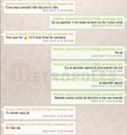 Conversas entre Bruno Henrique e seu irmão, Wander