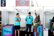Torcedores do Metrópoles Endurance Triatlo aproveitaram a estrutura do evento