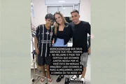 A esposa do jogador assistiu o vídeo e se comoveu com a história, foi quando mostrou para Gustavo Mosquito e o casal resolveu fazer a visita para Erick. A esposa do jogador assistiu o vídeo e se comoveu com a história, foi quando mostrou para Gustavo Mosquito e o casal resolveu fazer a visita para Erick.