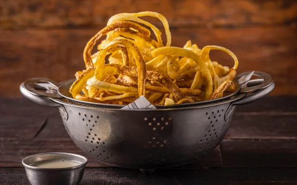 Batata frita do Meatdowntown burger em SP