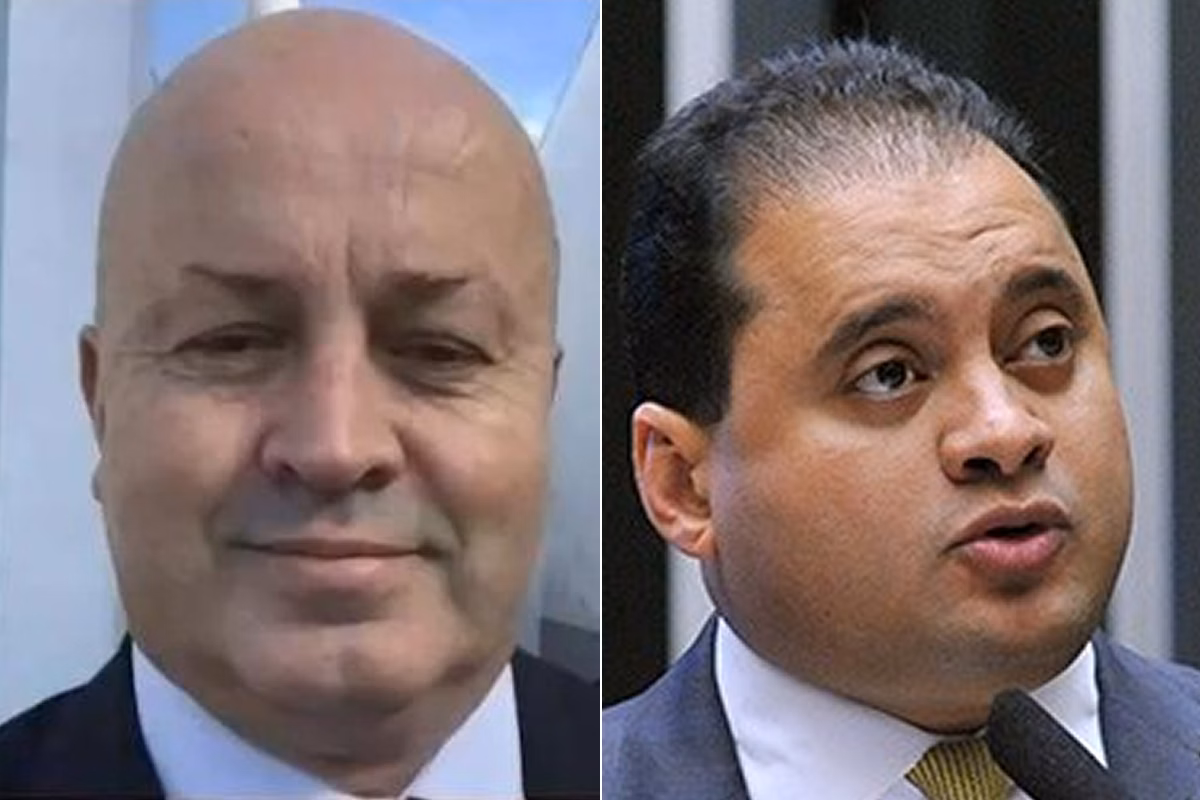 Careca do INSS (à esquerda) e Weverton Rocha (à direita)