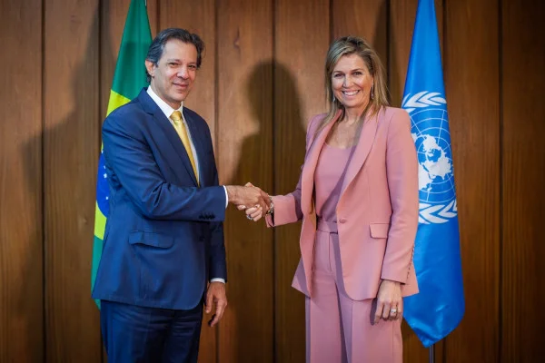 Haddad recebe rainha e fala em “estreitar laços com ONU e Holanda”