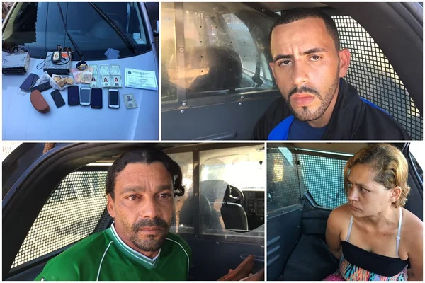 Polícia Militar prende três pessoas depois de roubo em Samambaia