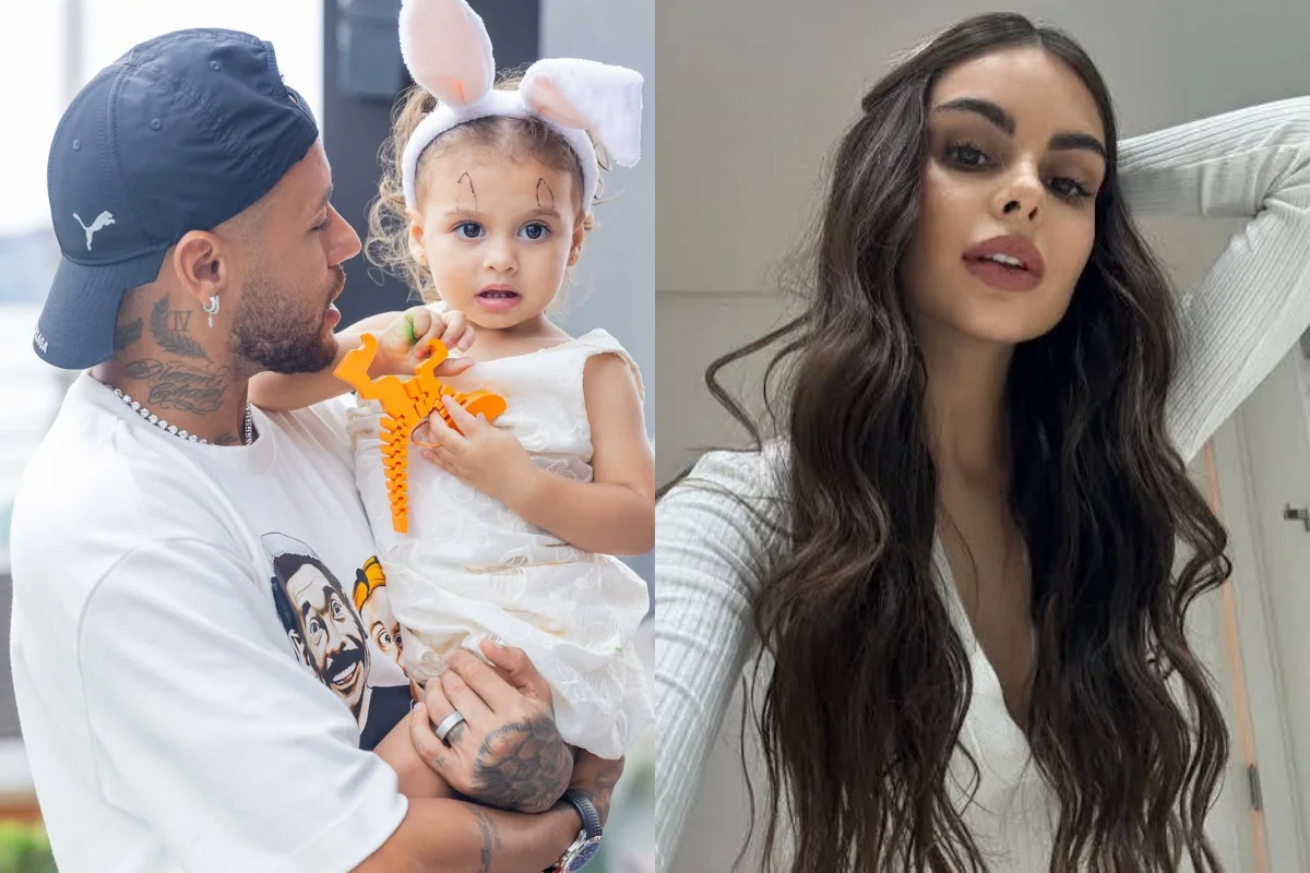 Neymar, Helena e Amanda Kimberlly. Neymar, Helena e Amanda Kimberlly.