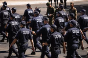 Ensaio para o desfile cívico-militar de 7 de Setembro, na Esplanada dos Ministérios 