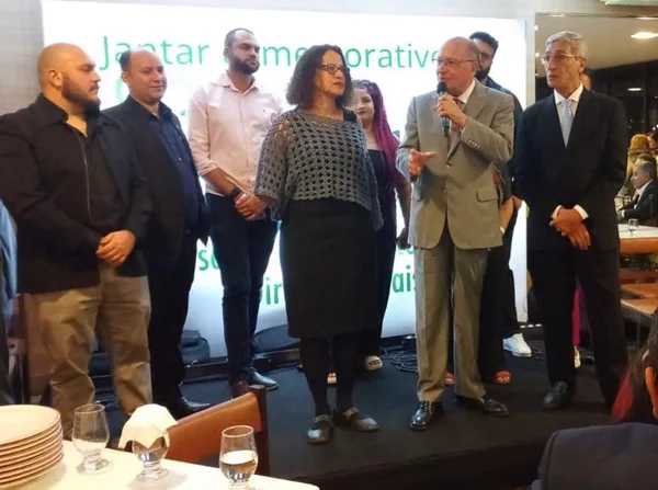 Alckmin no jantar do PCdoB