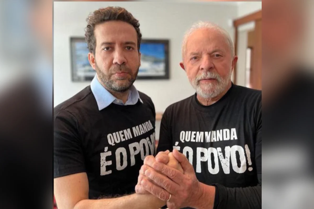 Lula e André Janones Lula e André Janones