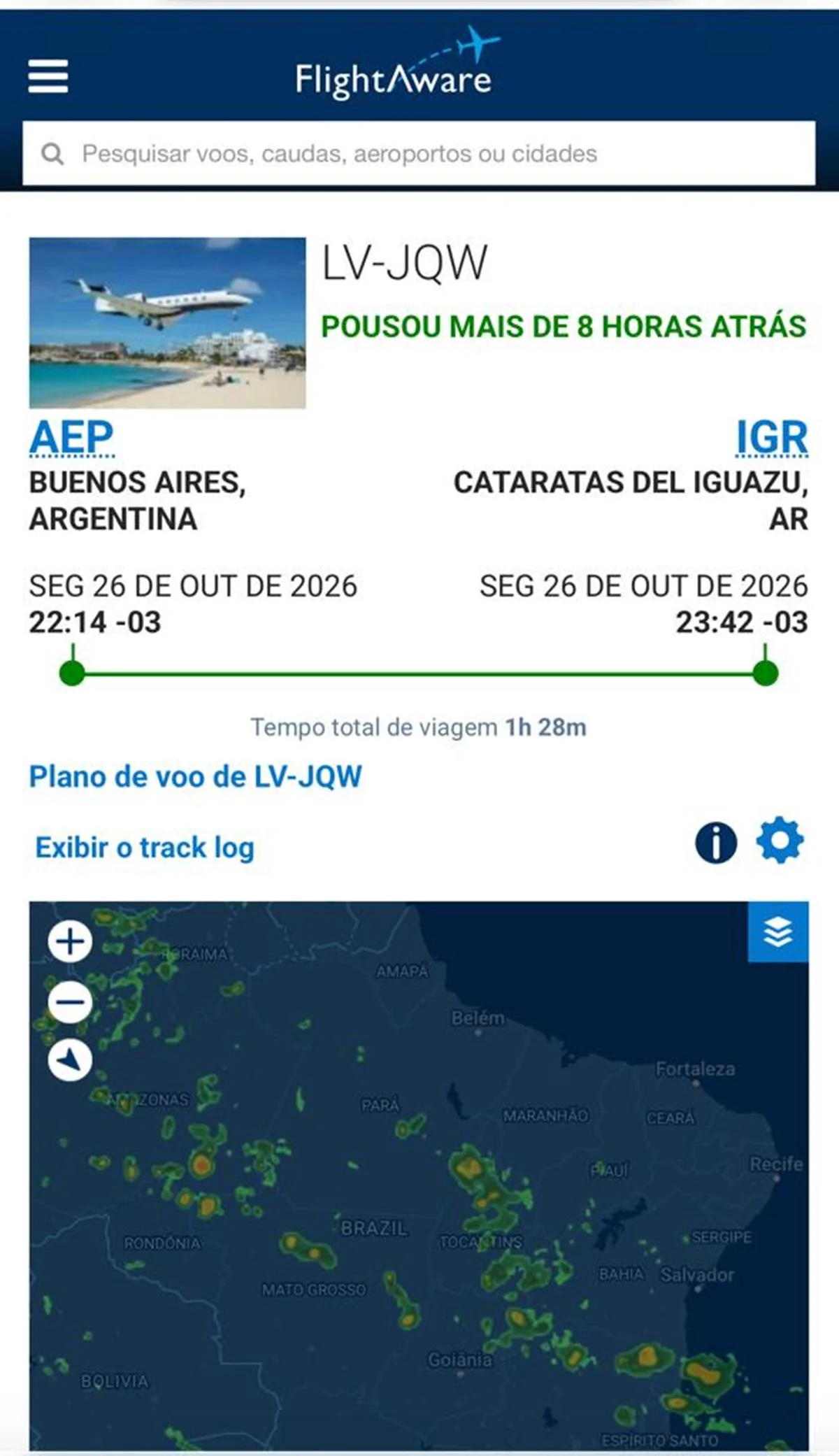 Dados mostram que suposto avião que seria usado por Flávio Bolsonaro não deixou a Argentina Dados mostram que suposto avião que seria usado por Flávio Bolsonaro não deixou a Argentina