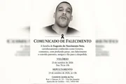 Cartaz sobre velório do rapper Cartaz sobre velório do rapper