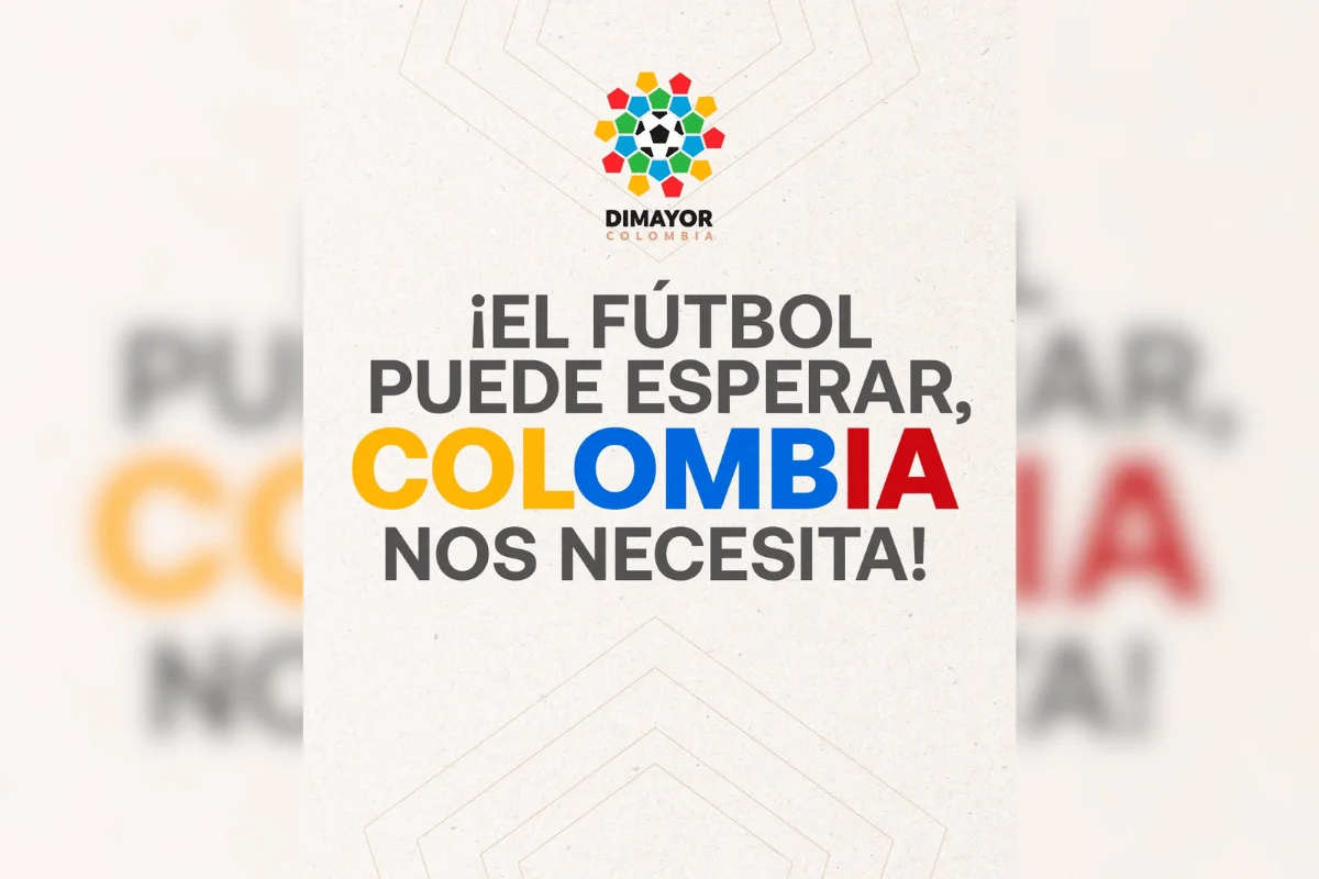 Colômbia: organização suspende futebol no país por uma semana