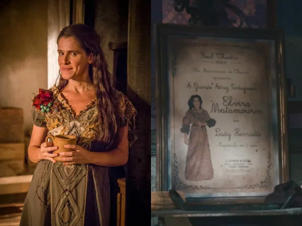 Elvira Matamouros (Ingrid Guimarães) vai aparecer em Nos Tempos do Imperador