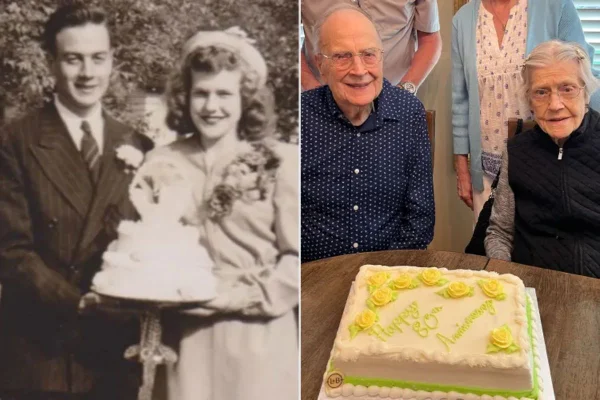 Casal de 99 anos celebra bodas de carvalho após 80 anos de união