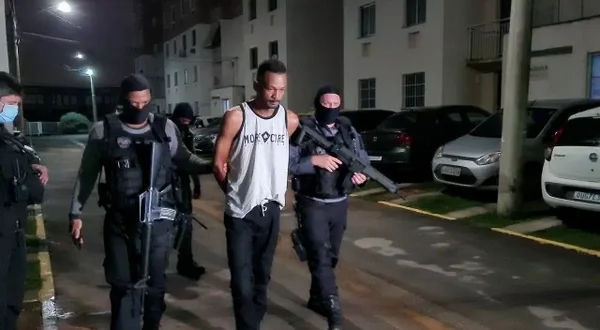 Anderson Vilarinho de Souza preso acusado de envolvimento com a milícia
