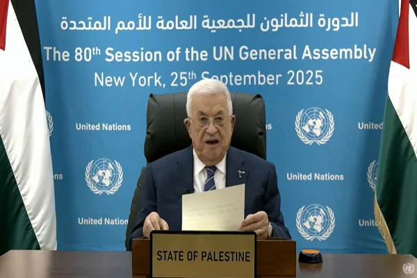 ONU: líder palestino diz que Israel comete “crime contra a humanidade”