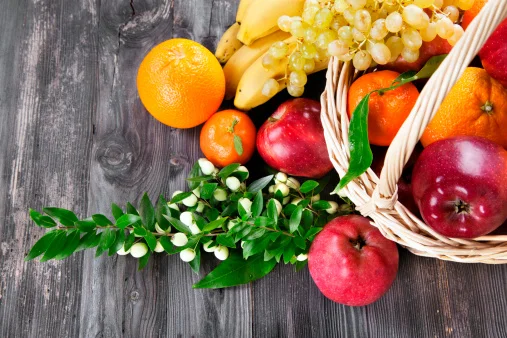 cesta de frutas
