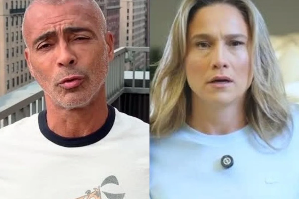 Romário e Fernanda Gentil se manifestaram sobre a treta Romário e Fernanda Gentil se manifestaram sobre a treta