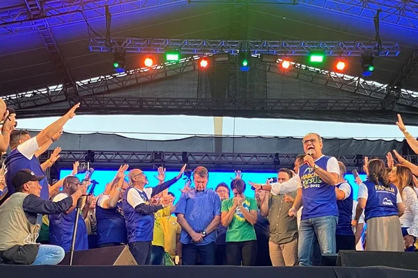 Presidente Jair Bolsonaro durante discurso no Rio de Janeiro