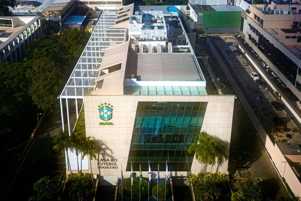 Foro aérea do prédio da sede da CBF