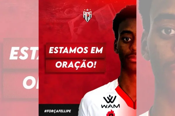 Zagueiro Fellipe, do Atlético-GO